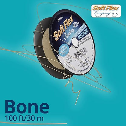 Soft Flex 49 Strand Beading Wire - Medium 0.19 Diameter - 100 Feet Nylon Design Wire