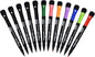 Browill Magnetic Dry Erase Markers, Fine Tip Low Odor Whiteboard Markers for Kids & School, Work On White board & Calendar, Refrigerator (12 Pack)