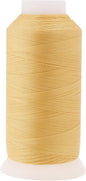 Mandala Crafts Blonde Heavy Duty Thread - 1500 Yds Tex 70 Thread for Sewing Drapery Jeans Leather Hair - Bonded Polyester for Outdoor Marine Upholstery