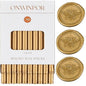 Copper Gold Wax Seal Sticks, ONWINPOR 20pcs Antique Gold Wax Sealing Sticks for Waxseal Stamp, Mini Sealingwaxsticks Suit for 0.28''Glue Gun (Yellow Copper)
