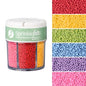 Sweets Indeed Dye-Free Rainbow Sprinkle Mix – 2.75 oz 6-Cell Jar | Natural Rainbow Sprinkles in Dye-Free Colors | Clean-Label Baking Decorations for Cookies, Cupcakes & Desserts