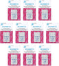 SCHMETZ Quilting Needles - Size 75/11, 5-Needle Cards, Pack of 10