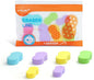 Yplus Eraser Line - Hipolymer Pencil Erasers for School Office, Cute White Rubber Eraser for Kids, Artist No Residues, 6 Pcs Multicolors