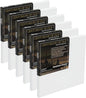 Centurion Deluxe Professional Oil Primed Linen Stretched Canvas, 11oz Linen, 6x6 - Box of 6, 0.67" Deep Canvases, Kiln-Dried Stretchers, Back Stapled, Premium Medium Weight Canvas for Oil Paintings