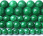 4MM Blackish Green Cloudy Chalcedony Stone Beads Round Loose Beads for Jewelry Making Bracelet Necklace 180pcs 2 Strands 32"