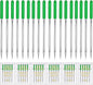 HONEYSEW 30 Pieces Sewing Machine Needles HAX1 130/705H Universal Regular Point Flat Shank Sewing Needle Compatible with Singer, Brother,Janome,Pfaff and Other Brand (Green Size9-30PCS)