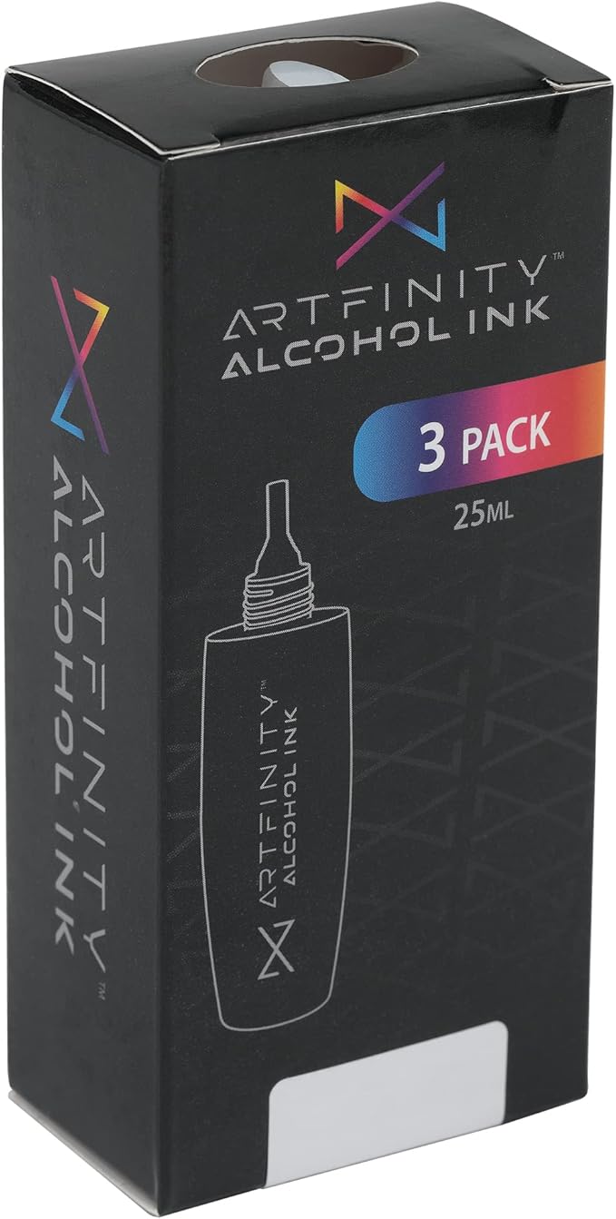 Alcohol Inks 3 Pack - Vibrant, Professional, Dye-Based Alcohol Inks for Artfinity Alcohol Markers, Artists, Drawing, & More! - Prune BV7-3
