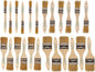 Pro Grade - Chip Brush – Paint Brush Set – 24 Pack - Natural China Bristle Paintbrush Set for Art, Craft, Epoxy, Varnish, Resin, Stain, Glue, Gesso, Primer, Acrylic and Oil Paint