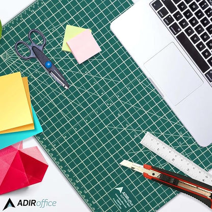 Adir Self Healing Cutting Mat - 30x42 Inches Sew Cutting Mat and Quilt Cutting Mat with 5 Layers, Double Sided Cutting Mat for Crafts - Reversible Non-Slip Cutting Pad with Grid