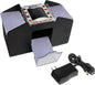 GSE Games & Sports Expert 4-Deck Automatic Card Shuffler, AC/DC-Power & Battery-Operated Shuffler Machines for Playing Cards, Blackjack, Texas Hold'em, Canasta, Bridge, UNO