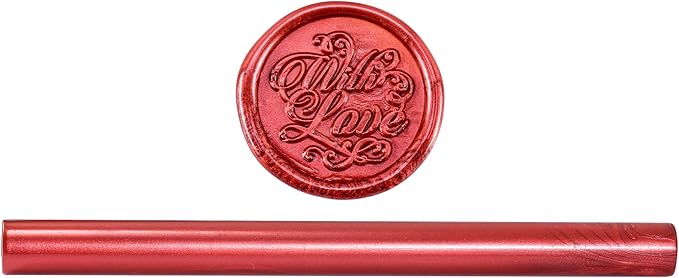 Yoption 15 Pieces Glue Gun Sealing Wax Sticks for Wax Seal Stamp, Great for Wedding Invitations, Envelopes, Cards, Christmas Gift Ideas, Wine Packages (Wine Red)