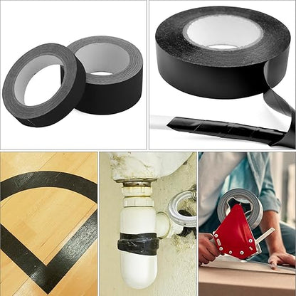 QWORK Bookbinding Repair Tape 1 Inch x 21.8 Yard & 2 Inch x 21.8 yeard Rolls, Cloth Library Book Hinging Repair Tape