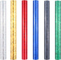 CYFUN DESIGN Transfer Foil Rolls Kit for Foil Transfer, 6 Assorted Colors, 5in x 9.84ft Long, Hot Stamping Machine,DIY Scrapbooking Cardstock Decor