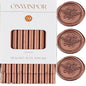 Wax Seal Sticks Red Copper, ONWINPOR 20pcs Glue Gun Wax Sealing Sticks for Wax Seal Stamp, Mini Wax Gun Sticks Suit to 0.28'' Glue Gun, Wedding Invitations (Red Copper)