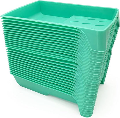 4 Inch Paint Tray, 28 Pack Plastic Paint Roller Tray, Heavy Duty Disposable Paint Pan, Sturdy Home Painting Supplies & Tools for Paint Rollers & Roller Brushes