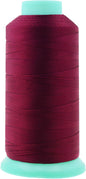 Mandala Crafts Bonded Nylon Thread Burgundy Heavy Duty Sewing Threads - 1100 YDs Size 92 280D T90 Tex 90 Thread for Leather Jeans Weaving Outdoor Marine Upholstery Threads