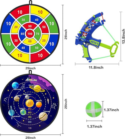 BooTaa 29" Large Dart Board for Kids, Kids Dart Board with Sticky Balls, Boys Toys, Indoor/Sport Outdoor Fun Party Play Game Toys, Birthday Gifts for 3 4 5 6 7 8 9 10 11 12 Year Old Boys Girls