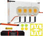 Zdgao Pickleball Set with Net for Driveway, 22 FT Regulation Size Pickle Ball Net Set with Pickleballs, Court Markers and Carry Bag, Steady Metal Frame for Outdoor, Indoor Court