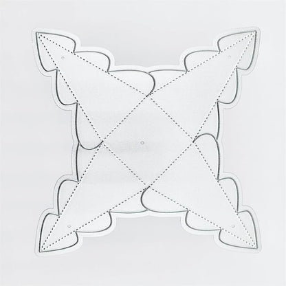Metal Cutting Dies DIY Merry Christams Embossing Stencil Template Scrapbooking Card Making Mold Photo Album Arts Crafts Tools (Christmas Candy box-12x12cm)
