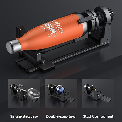 LONGER Laser Engraver Ray5 5000mW Engraver Machine with Air Assist Kit DIY CNC Laser Cutter Tool for Metal Glass Wood Working Area 15.7 "x15.7" with 4-in-1 Rotary Roller Kit