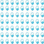 uxcell 400pcs Stitch Markers for Crocheting, Heart Shaped Crochet Marker Needle Clip Counter for Knitting Clothing Tag DIY Craft,Blue