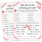Who Knows the Birthday Girl Best - Girl Birthday Party Game - Themed Party Activity and Idea - Supplies, Decorations - 20 Game Cards