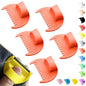 2mm-6mm Seam Guide for Hand Sewing Edge Lockranding Tool 5 PCS Set for Leather/Fabric/Craft Sew, Orange