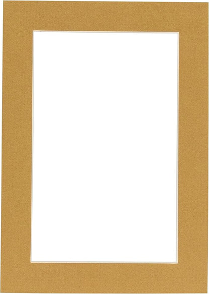 8x10 Mat for 6x8 Photo - Precut Rattan Beige Picture Matboard for Frames Measuring 8 x 10 Inches - Bevel Cut Matte to Display Art Measuring 6 x 8 Inches - Acid Free ONE MAT
