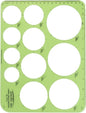 Pacific Arc Template: Large Circle Master, 11 Circles, 1.5" to 3.5" 8.5" x 11"