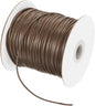 MECCANIXITY Waxed Cord 3mm Waxed Polyester Cord 44 Yard Wax String for Bracelet Making, Necklaces, Beading, Jewelry Making and DIY Crafts(Brown)