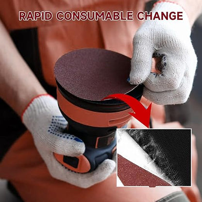 5 Inch 100 PCS Sanding Disc 40 Grit,Hook and Loop Sanding Discs for Random Orbital Sander