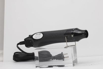 Mini Heat Gun, 300W Dual Temperature Hot Air Gun (110V) with 6.6ft Long Cable & Reflector Nozzle - Ideal for Epoxy Resin Crafts, Shrink Wrapping, Embossing & Vinyl Wrap (‎MF300 Constant Temperature)