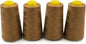 Tortoise 4 Cones of 3000 Yards Each Spool Thread for All Purpose, Serger, Overlock, Quilting, Sewing Machine - 100% Polyester - 40S/2 Tan
