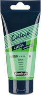 Schmincke - College Linol, Artists' lino Printing Inks, Green in 75 ml Tube, 39550013, Low-Odour Water-Based lino Printing Ink, lightfast, Even Print
