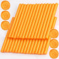 Bright Orange Wax Seal Sticks, 30pcs Sealing Wax Sticks, HOSEALING Glue Gun Wax Seal Sticks for Wax Seal Stamp, Premium Sealing Wax for Wedding Invitations, Letter, Envelope (Mini Size)