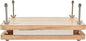 Wooden Book Press - 13''x7.9'' Book Press with Non-Slip Round Foot Pads, Ideal for Bookbinding Press, Paper Press, Bookbinding Machine and DIY Projects
