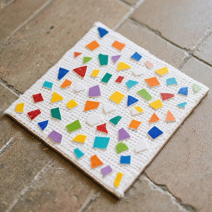 10 Sheets 12'' x 12'' Mosaic Mesh for Mounted Tile Fiberglass Mesh Backing, (Non Sticky)