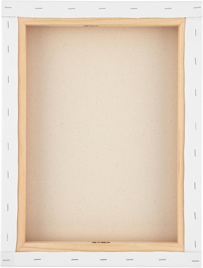SoHo Urban Artist, 36x48 Heavyweight Stretched Cotton Canvas for Painting - 1.5" Deep- 3 Pack, Triple Primed, 100% Cotton Canvas, Archival, Universal Primed for Oil, Acrylic, Alkyd, Mixed Media