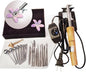 Flower Making Kit, Electric Fabric Flower Maker, Artificial Flower Ironing Machine with 18 Ironing Heads, Adjustable Temperature, Fake Flower Making Tools Kit