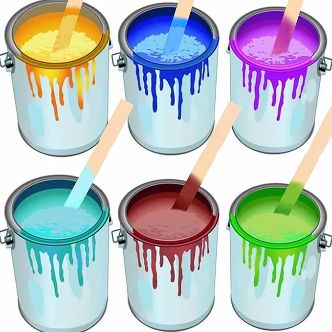 Bamboo Paint Stir Sticks - Rewiss Paint Sticks 14 Inch Wood Stirrers Paddles Resin or Wooden Craft Sticks, Garden and Library Markers(1000 pcs)