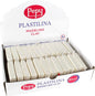 Pepy Plastilina Reusable and Non-Drying Modeling Clay; Set of 24 Bars, 1.4 Ounce Each, Perfect for Arts and Crafts Projects, White