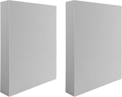 BAOFALI 2 Pcs Large Stamping Foam Grey Moldable Foam Stamps Plastic Dry Foam Stamp Pad Cut and Dry Foam Stamping Foam Block for Sculpture, Modeling, DIY Arts and Handicrafts Projects