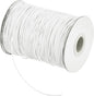 MECCANIXITY Waxed Cord 0.8mm Waxed Polyester Cord 175 Yard Wax String for Bracelet Making,Necklaces, Beading,Jewelry Making and DIY Crafts(White)