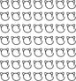 uxcell 50pcs Stitch Markers, Spiral Stitch Markers Crochet Needle Clip Counter Knit Ring Crochet Locking Sewing Accessories for DIY Handcraft Knitting and Crocheting, Black