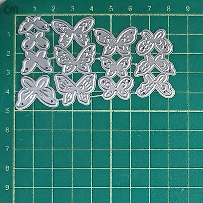 Cutting Dies for Card Making, Metal Scrapbooking Die-Cuts, DIY Bckground Frame Crafts Embossing Stencil, Paper Template Mold/Photo Album Arts Tool (Mini Butterfly-8.4x5cm)