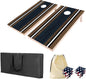 4×2FT Cornhole Board Set,Wooden Corn Hole Games for Adults Bean Bag Toss Game Set, with Corn Hole Bags Set 8,2 Cornhole Boards and a Carrying Case for Wedding/Party/Outdoor/Hiking/Yard