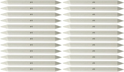 Creative Mark Blending Stumps - Solid Double-Ended Blending Stumps for Blending Charcoal, Pencils, Pastels, and More! - [Size # 4-12 Count] (Pack of 2)