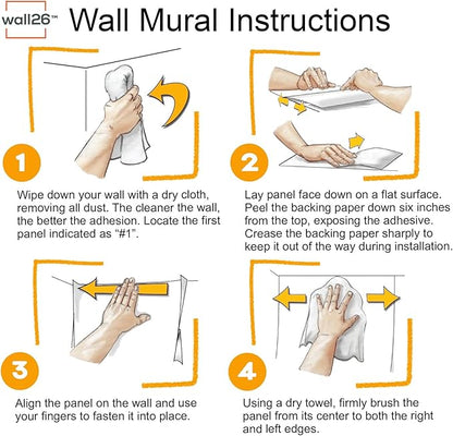 wall26 Removable Wall Sticker/Wall Mural Close Up Dark Rose Flower Blossoms Nature Wilderness Photography Decorative Botanical Relax/Calm Floral for Living Room, Bedroom, Office - 120x168 inches