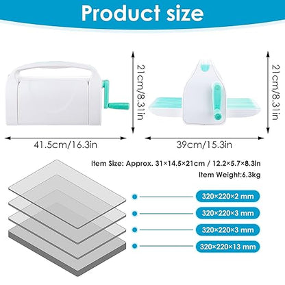 9 inch Die Cutting Machine, A4 Embossing Machine for Card Making