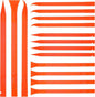 Minatee 18 Pieces Non-scratch Plastic Scraper Tool Multi-purpose Carbon Fiber Pen-shaped Plastic Scraper for Cleaning Small and Narrow Space(Orange)